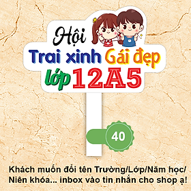 Mua Bảng hashtag chụp ảnh họp lớp  kỷ yếu học sinh MS 40