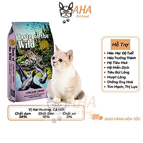 Mới Thức Ăn Cho Mèo Munchkin Bao 2kg Taste Of Wild Vị Chim Cút, Thịt Vịt