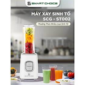 Mua Máy Xay Sinh Tố SmartChoice Hàng Chính Hãng SCG-ST002  Máy Xay Đa Năng 300W 600ml Có Ống Hút Đi Kèm