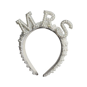 Bridal Headband Headwear Hair Accessories for Engagement Party Birthday Anniversary Decor