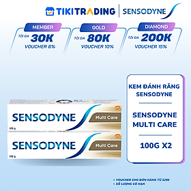 Bộ 2 Kem Đánh Răng Sensodyne Multi Care 100g/tuýp