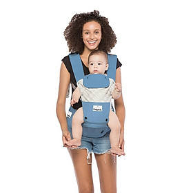 Địu ngồi cao cấp siêu mềm 4 tư thế Comfybaby HC003 - Xanh