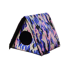 Warm Stray Cats Shelter Waterproof Cat House Semi Enclosed Durable Accessory
