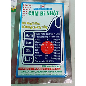 Phân bón lá bổ sung trung vi lượng Cam bi nhật siêu tăng trưởng bổ dưỡng cho cây trồng gói 40g