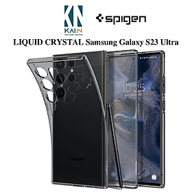 Ốp Lưng Spigen Dành Cho Samsung Galaxy S23 Ultra, Spigen Liquid Crystal - Hàng Chính Hãng