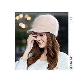 Mũ len lông cừu mùa đông cho nữ