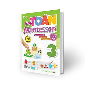 Sách Học Toán Montessori - Phát triển trí tuệ 4+ - Starkids
