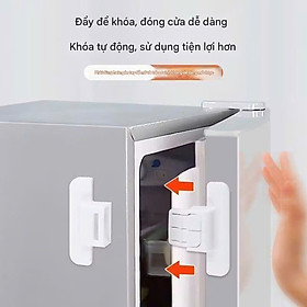 Mua 2 Chốt Cánh Tủ   Khóa Tủ Lạnh  Cánh Tủ Ngăn Kéo  Giữ An Toàn  Chắc Chắn  Nhỏ Gọn Tiện Dụng Gia Đình- TakyHome 3108set2