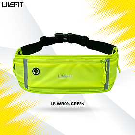Đai chạy bộ, Túi đeo hông chạy bộ LiveFit cao cấp - Running Belt - WB09