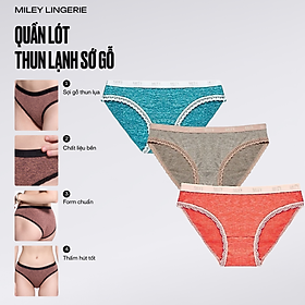 Bộ 3 Quần Lót Thun lạnh Sớ Lụa Miley Lingerie FWS_00 - NHIỀU MÀU