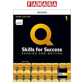 Q: Skills For Success: Level 1: Reading And Writing Student Book With iQ Online Practice - 3rd Edition