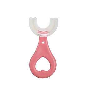 Bàn chải đánh răng chữ U cho bé 2 tuổi đến 9 tuổi- Chất liệu Silicone mềm mại an toàn cho bé