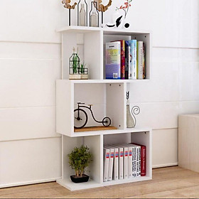 Mua Kệ sách  Kệ trang trí để sàn 3 tầng thiết kế nhỏ gọn  hiện đại màu trắng FNL-6689