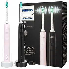 Set 2 bàn chải điện Philips HX3675/15 Hàng chính hãng