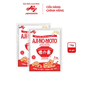 Combo 2 gói Bột ngọt AJI-NO-MOTO 1kg