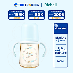 Bình sữa PPSU Hanaemi Richell 160ml/240ml/300ml - 240ml