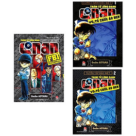 [Download Sách] Combo 3 cuốn truyện hấp dẫn Thám Tử Lừng Danh Conan Vs. Tổ Chức Áo Đen - Tập 1 + Tập 2 + Tuyển Tập Đặc Biệt: FBI Selection ( Tặng kèm Postcard Happy Life)