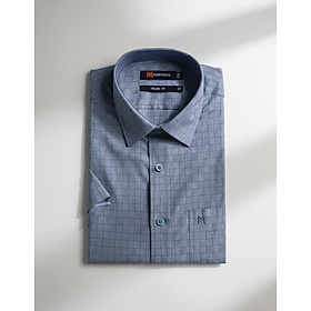 Áo sơ mi tay ngắn Khatoco LAI NGANG (SIZE M-3XL)