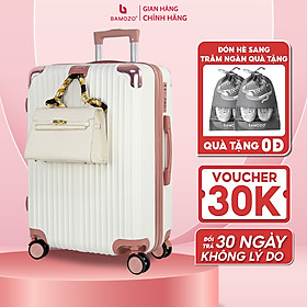 Vali du lịch BAMOZO 8809 vali kéo nhựa được bảo hành 5 năm