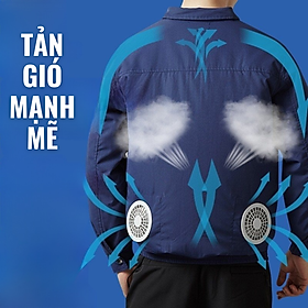 Áo điều hòa quạt gió công nghệ Nhật Bản 