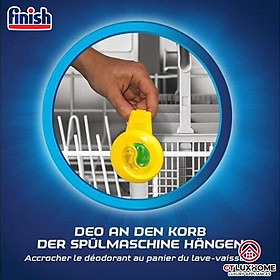 Khử mùi máy rửa bát - Tinh dầu treo hương chanh Finish 