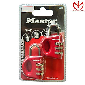 Bộ 2 Ổ Khóa Số Vali Master Lock 633 EURT - MSOFT