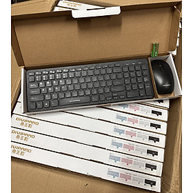 Mua Combo Bàn Phím và Chuột siêu Mỏng DV KM530 thiết kế theo chuẩn Ergonomic-JL