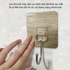 Móc Inox Dán Tường Chịu Lực Móc Treo Đồ Nặng Dán Tường Chất Lượng Cao