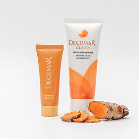 Bộ trị mụn Decumar (gồm 01 Gel trị mụn Decumar New 20g, 01 Gel rửa mặt ngừa mụn Decumar Clean 100g)