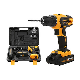 MÁY KHOAN PIN 2 TỐC ĐỘ 10MM 20V (2 PIN) TOLSEN 79033- HÀNG CHÍNH HÃNG