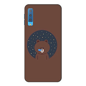 Ốp Lưng Dành Cho Điện Thoại Samsung Galaxy A7 2018 Gấu Brown Mẫu 2
