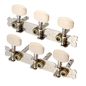 1 Pair Left&Right Acoustic Folk Guitar Tuning Pegs Machine Heads Tuners