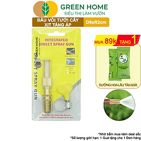 Mua Đầu Vòi Xịt Tăng Áp GreenHome  D9xR1 5cm  Bằng Đồng  Dùng Tưới Cây  Rửa Xe  Rửa Sân Vườn