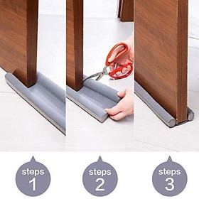 Nẹp Mút Xốp 95cm Chặn Đáy Khe Cửa, Gió Mùa, Cách Nhiệt, Cách Âm, Ngăn Côn Trùng, Chống Kẹt Tay Chân Bé