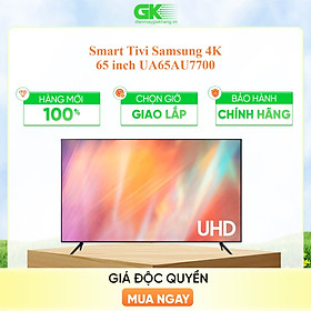 Smart Tivi Samsung 4K 65 inch UA65AU7700KXXV - Hàng chính hãng