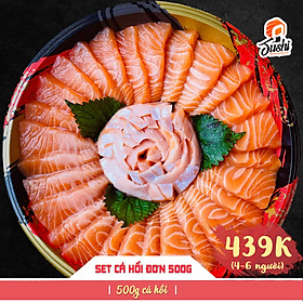 [Chỉ giao HN] Set Sashimi cá hồi Na Uy 500g