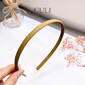 Băng đô cài tóc, Bờm cài tóc bản 1cm nhiều màu xinh xắn cho nữ - Culi accessories