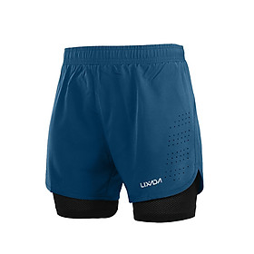 Quần Short Nam Chạy Bộ 2 Trong 1 Sấy Khô Nhanh Lixada