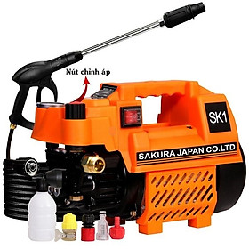 Mua Máy rửa xe áp lực cao Sakuza 100% lõi đồng  chế độ Auto Stop- Chính hãng