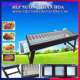 Bếp Nướng Than Hoa Phiên Bản Cải Tiến Loại Dài 2023 Chống Cháy Thực Phẩm, An Toàn Sức Khỏe, Không Cần Quạt, Bếp Nướng Không Khói, Bếp Nướng Ngoài Trời, Bếp Nướng Than Hoa Vuông