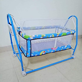 nôi điện cho bé quang hưng 2 in 1