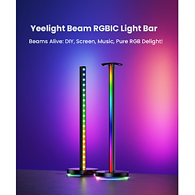 Set 2 Đèn thanh RGB thông minh đa năng Yeelight Beam - Hỗ trợ Matter, Homekit - Game sync, Music sync