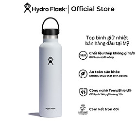 Mua Bình giữ nhiệt Hydro Flask 24 OZ Standard Flex Cap có nắp xoay - Hàng chính hãng(Season 2024)