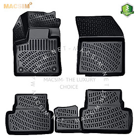 Thảm lót sàn ô tô nhựa TPU silicon Peugeot 5008 second generation 2017+ Nhãn hiệu Macsim