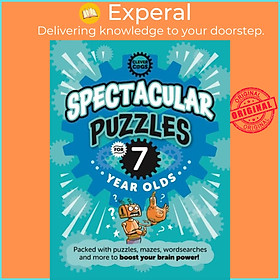 Sách - Spectacular Puzzles for Seven Year Olds by Luke Newell (UK edition, paperback)