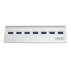 Mua Hub Chia USB 3.0 Unitek Y-3187 Ra 7 Cổng USB Kiêm Hub Sạc - Hàng Nhập Khẩu