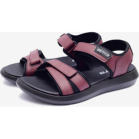 Giày Sandal Si PU Nam Biti's DPM027400DOO - Đỏ