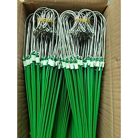 Mua 10 móc kẽm bọc nhựa treo lan dài 90cm