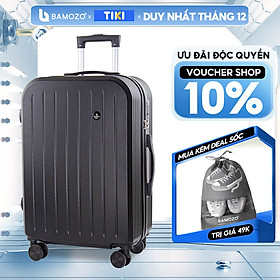 Vali du lịch thời trang Bamozo 8812 size 20/24 , vali nhựa kéo được bảo hành 5 năm