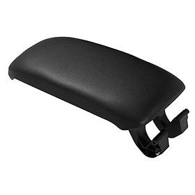 Brand New PU Leather Center Console Armrest Lid Cover Protector Black